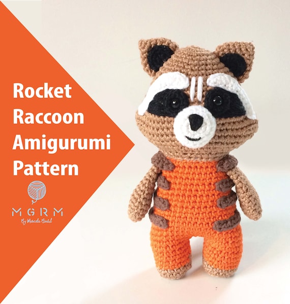 Rocket Raccoon Amigurumi Pattern (PDF)
