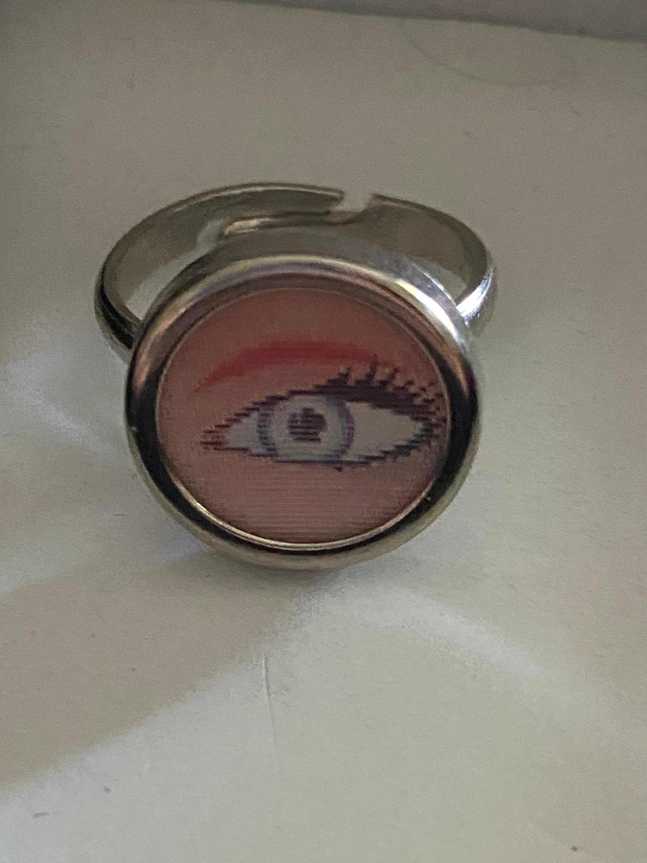 Holographic Eye Ring My Date With the Presidents Daughter 90s Ring lenticular Ring Etsy Finland