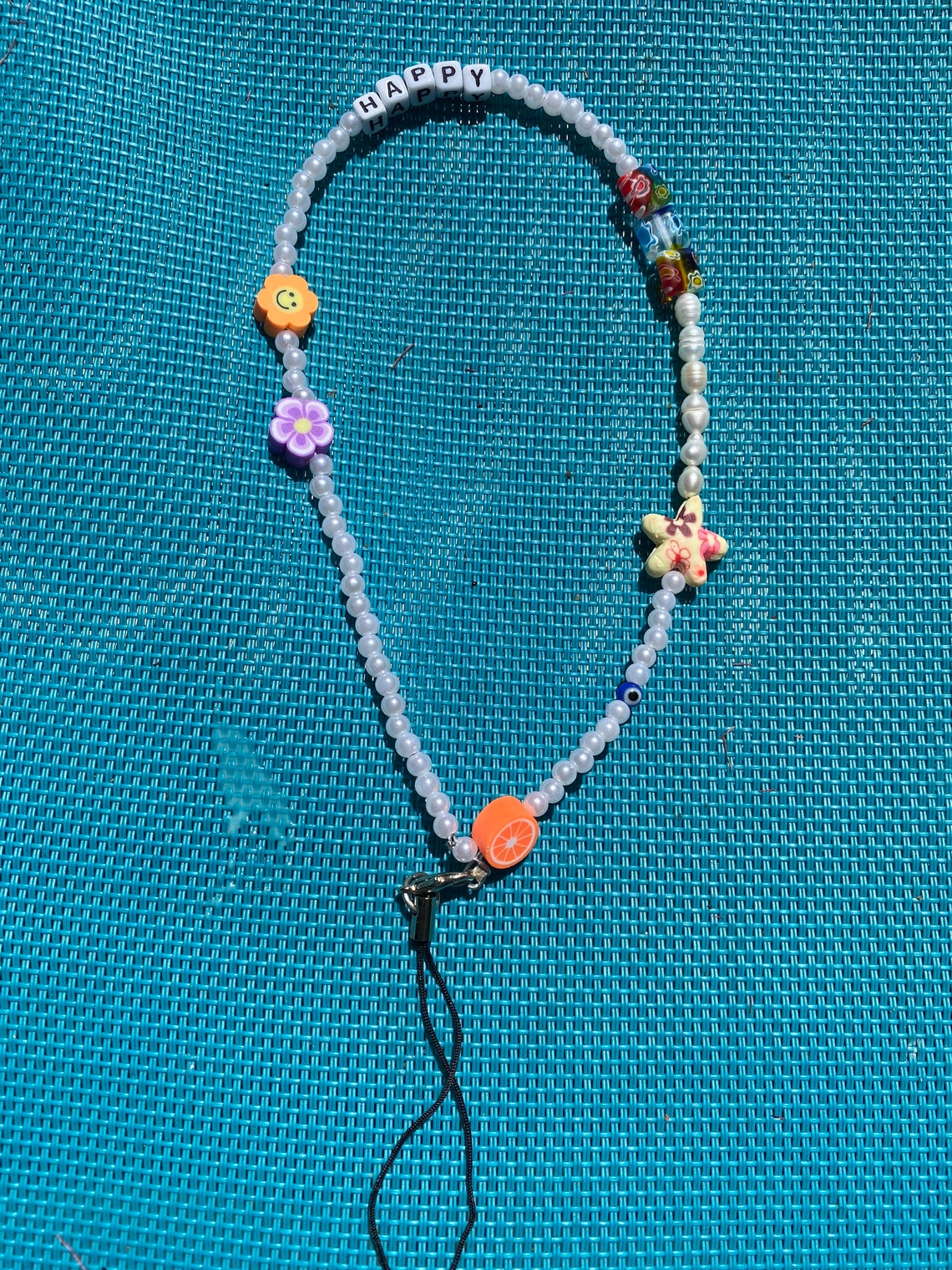 BEADED PHONE CHARM Lanyard/keychain Y2k Summer Vibes phone Etsy Australia