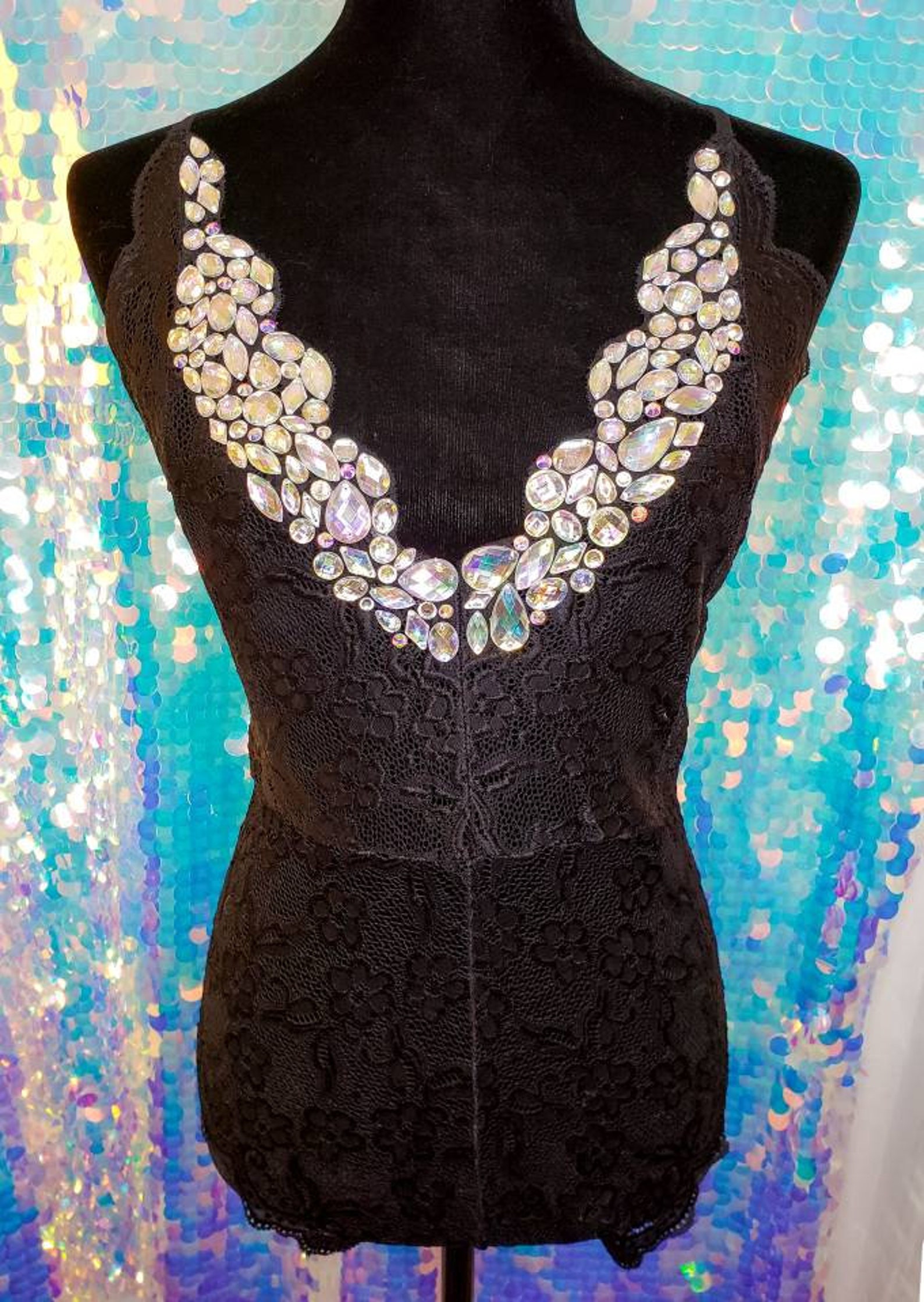 lace rave outfit