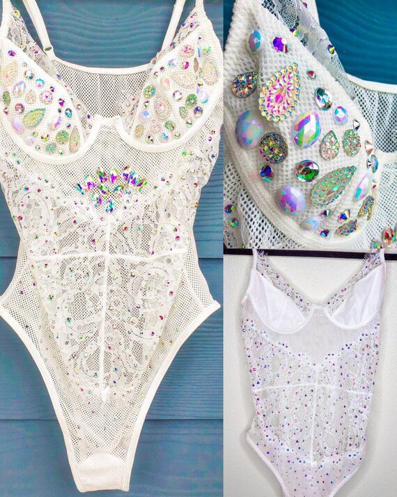 bedazzled bodysuit