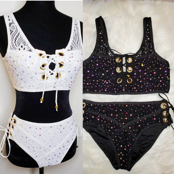 rhinestone bikini