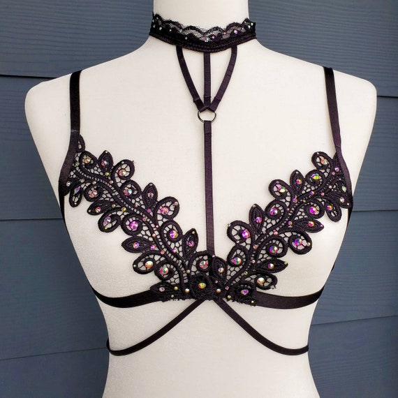 lace rave outfit