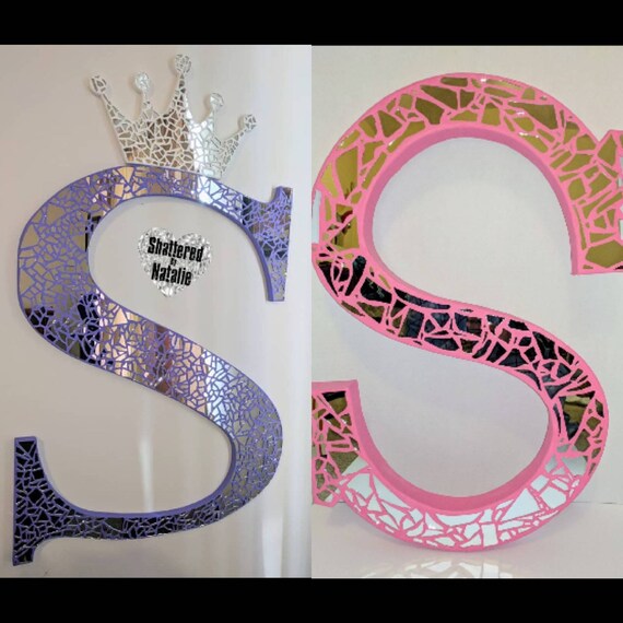 Mirror Mosaic Xl Letter 22 Inch Handmade Wood Letters 24 Paper Mache Kids Room Decor - Mirrored Wall Letters Bedroom Mirror Mosaic Xl Letter 22 Inch Handmade Wood Letters 24 Paper Mache Kids Room Decor - Mirrored Wall Letters Bedroom