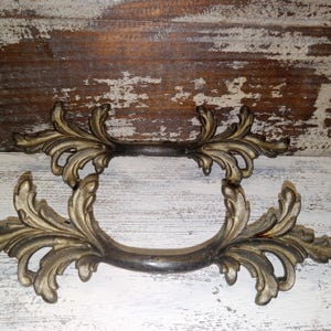 2 Large Vintage Dresser Pulls, French Provincial, French Country Farmhouse Dresser Pulls, Victorian, ShabbyChic  Drawer Pulls, FRL-2