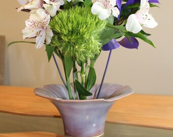 Vaso de sapo lavanda