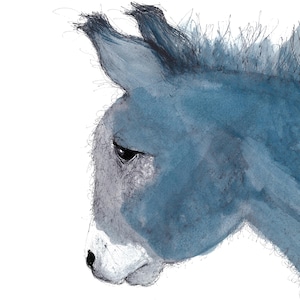 Donkey Greeting Card
