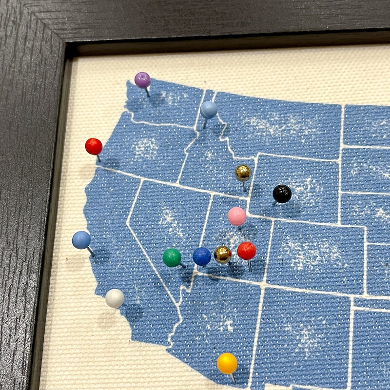 Pin Address On Map Us Map Pin Locations - Etsy