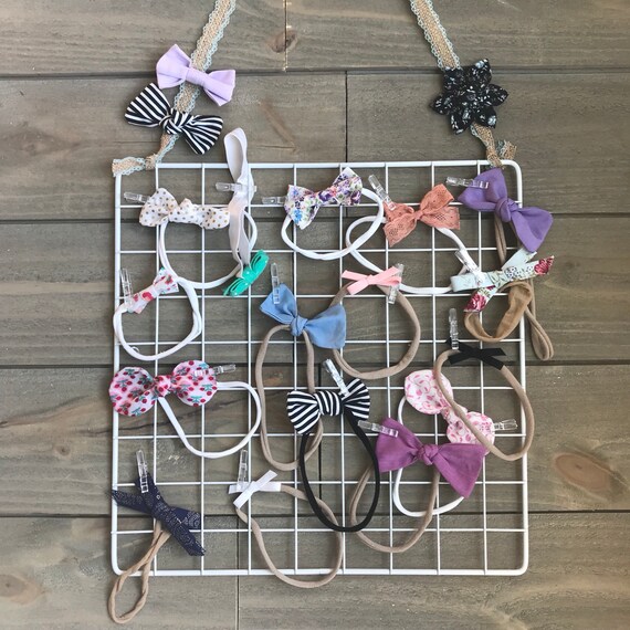 Baby Headband Hanger, Hair Bow Storage, Baby Girl Nursery Decor, Hair Bow  Holder, Hair Accessory Organizer, Baby Girl Shower Gift, Baby Gift 