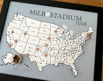 USA メジャーリーグベースボール 【TEAM PINS MAP】 Amazon.com: Grand Tour Stadium Map: Baseball + Hockey +