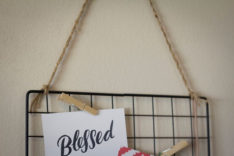 Wire Wall Grid Photo Display Office Decor Dorm Decor Grid Etsy
