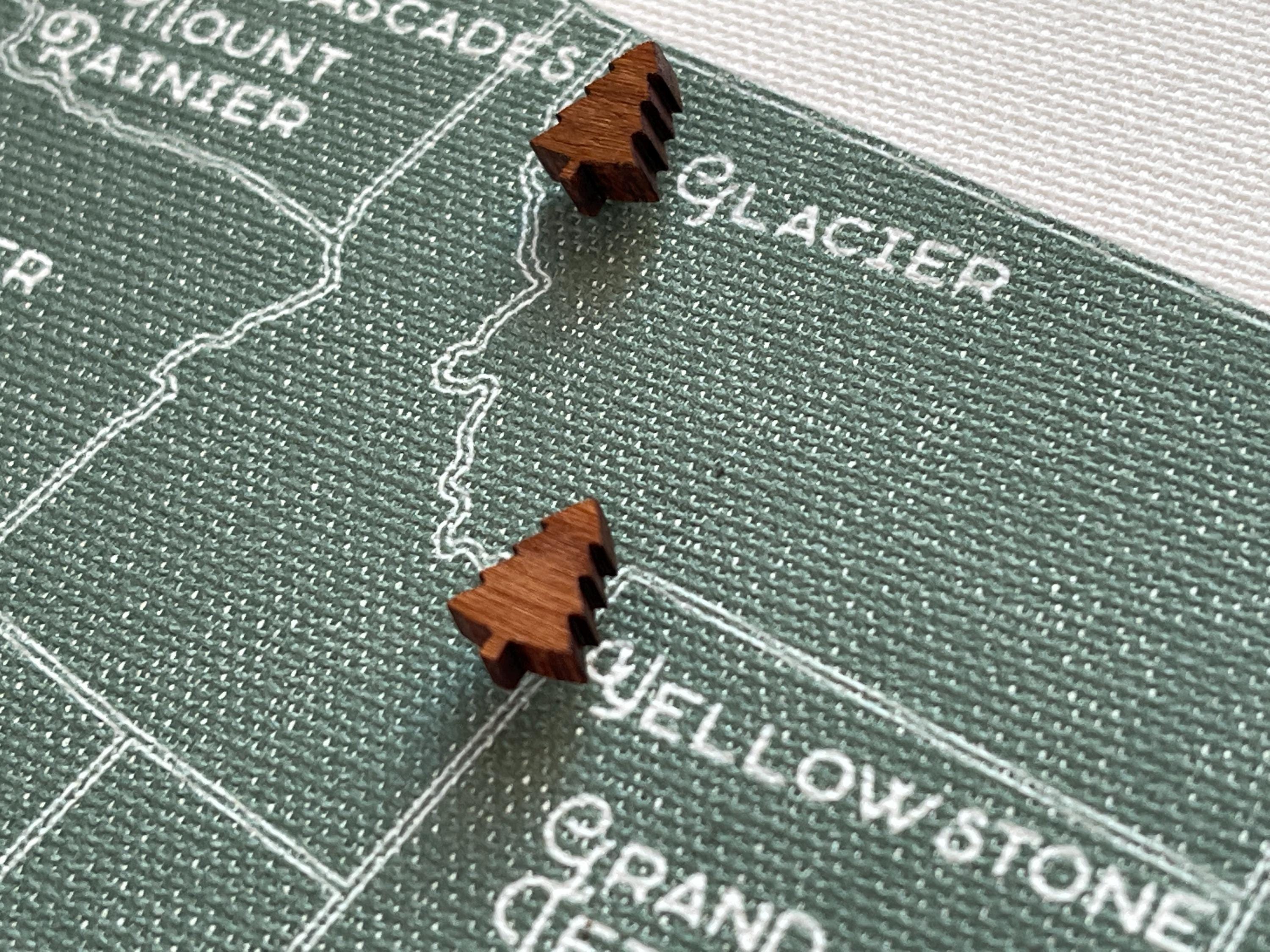 Wooden Map Pins: Story Map Tacks, Pin Board Fillers - Etsy