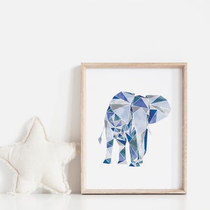 Safari nursery decor Set of 4 Prints, Safari animal prints, Nursery wall art, Jungle animals, Elephant art, Baby room, Neutral Nursery, Lion image 5