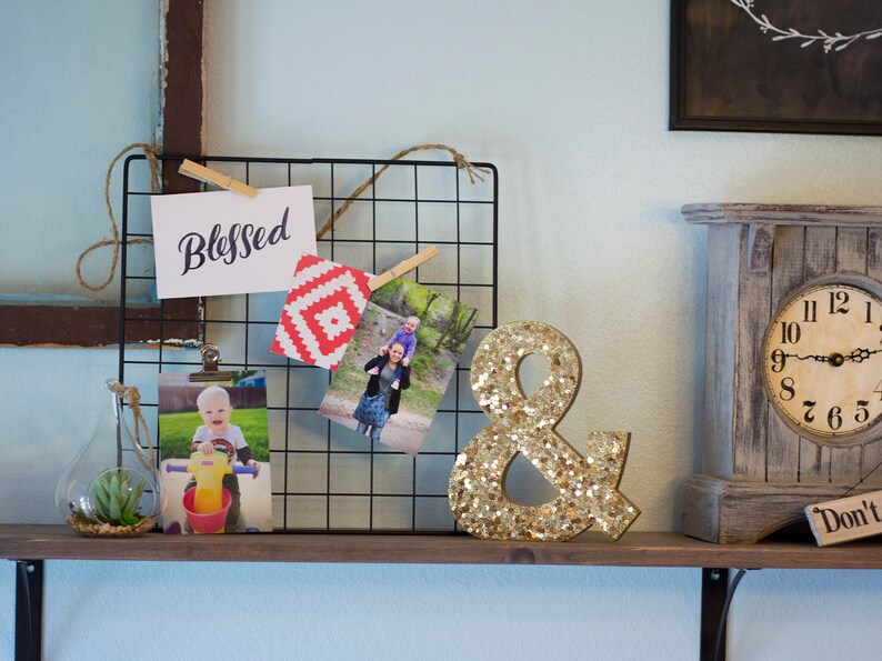 Wire Wall Grid Photo Display Office Decor Dorm Decor Grid Etsy
