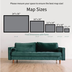 USA Travel Map Canvas Print: Color By State, Push Pin Adventure Tracker (DIY Kit) image 11