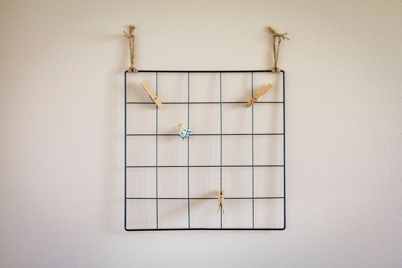 Wire Wall Grid Photo Display College Dorm Decor Graduation Etsy