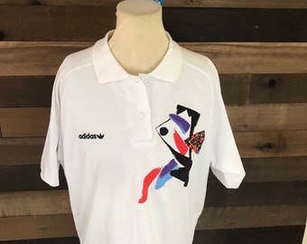 Steffi graf | Etsy Adidas Vintage, modèle Steffi Graf, tennis fin années 80