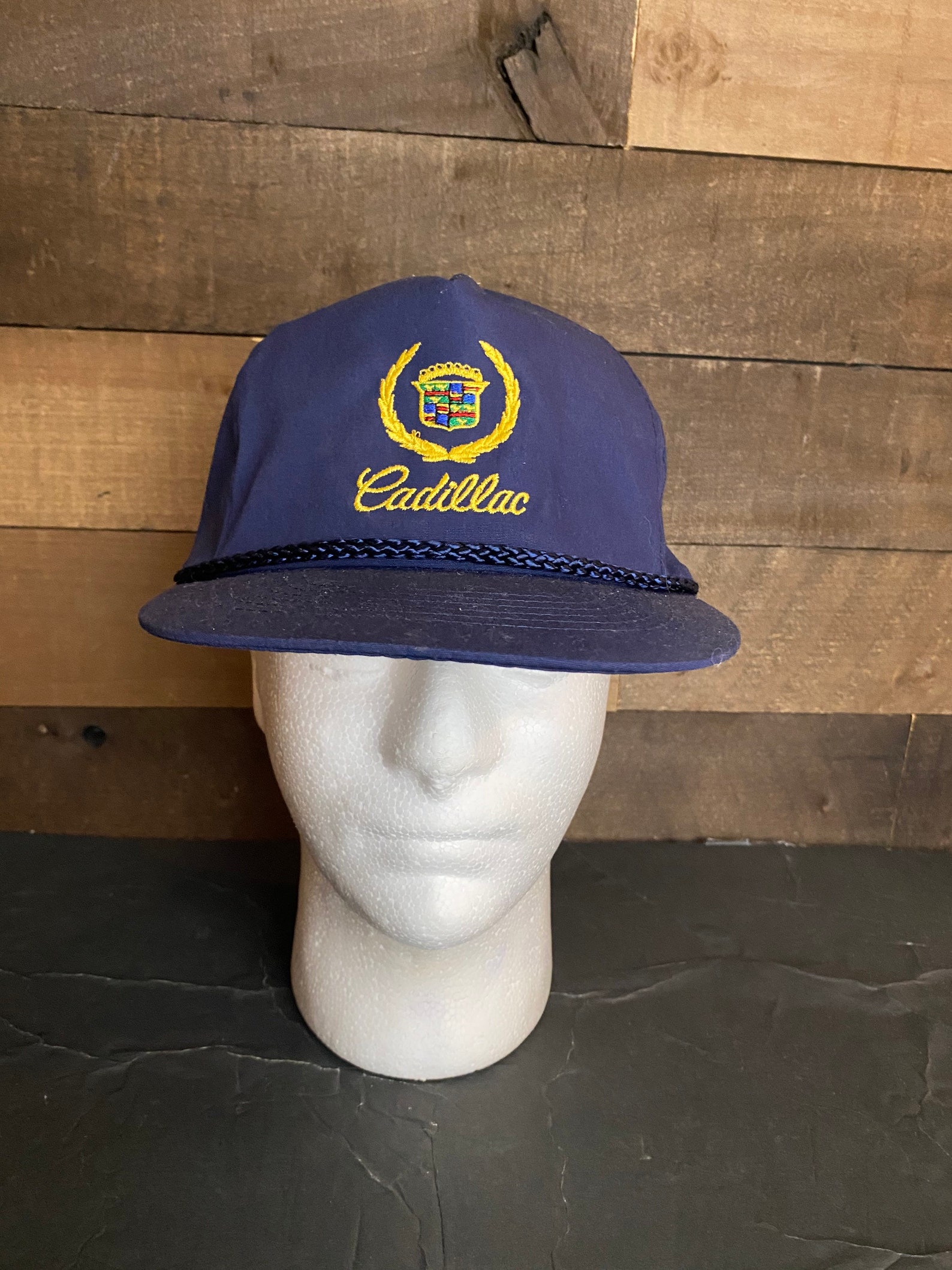 Vintage Cadillac blue kc brand mens hat Etsy