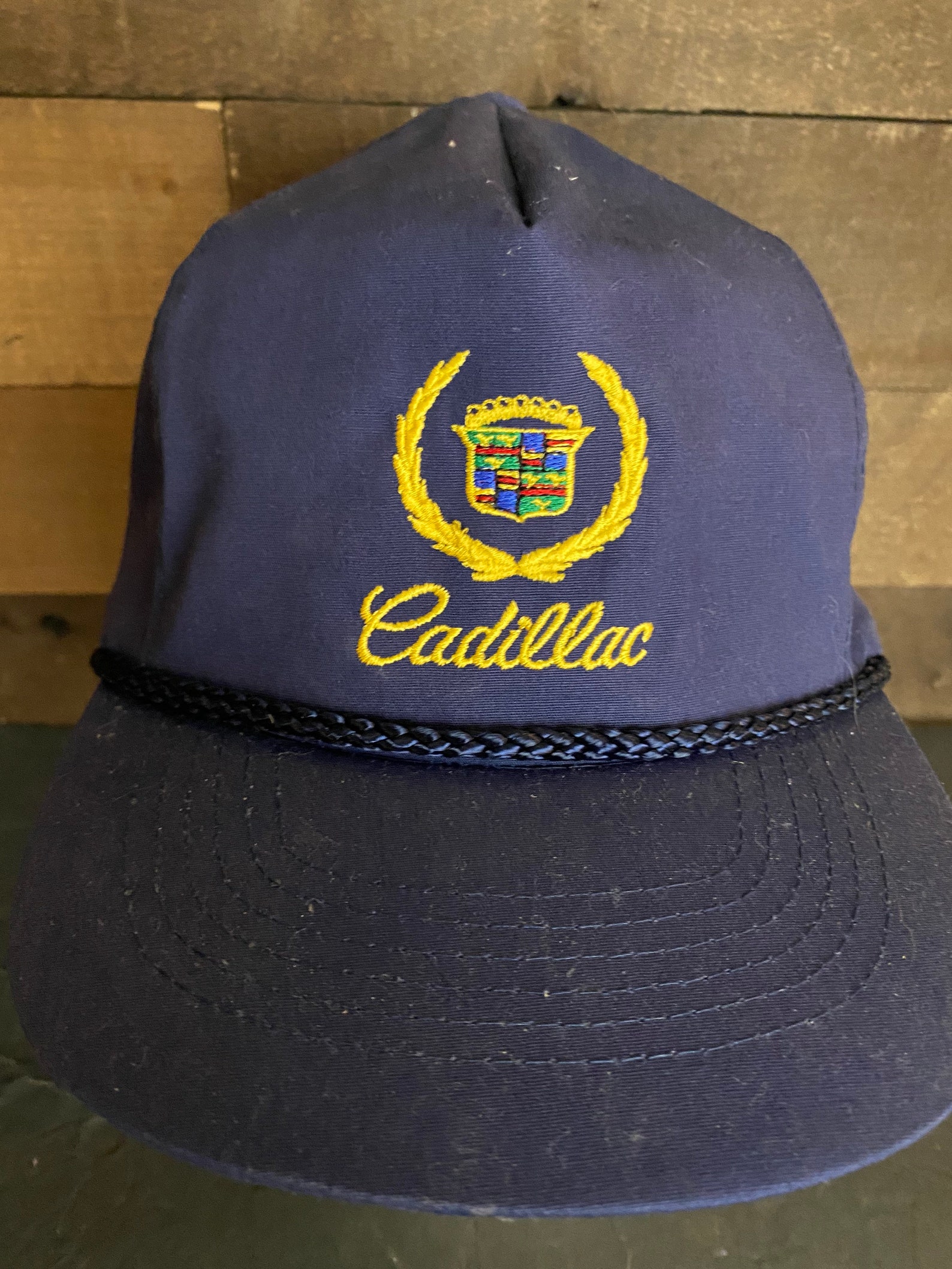 Vintage Cadillac blue kc brand mens hat Etsy