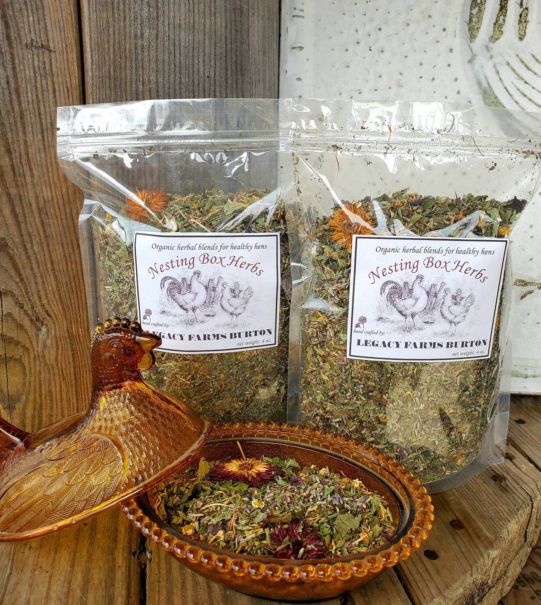 View of Organic Chicken Nesting Box Herbs for Keeping Chickens Healthy While ...