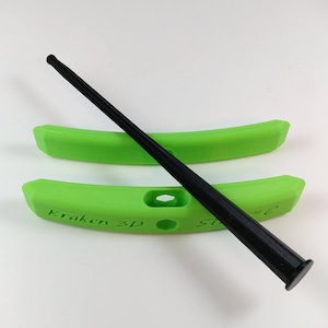 Full Size Turkish Spindle  (ready to ship Lime Green / Black - custom orders available in color choice) ***custom letting also available***