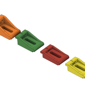 Schnelle Low-Profile-Kantenklemmen - (Sondergrößen erhältlich: 3/4 &quot;- 1/2&quot; - 3/8&quot; - 1/4 &quot;)