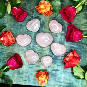 Rose Quartz Heart Large