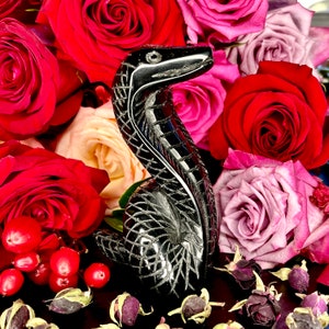 Black Obisdian Cobra Snake Beltane