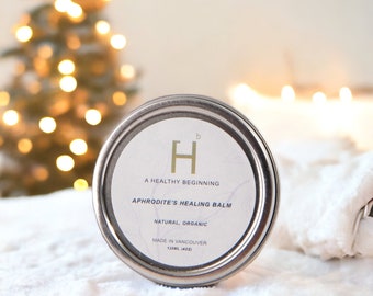 Aphrodite's Healing Balm - Natural Beauty - Dry, Irritated Skin - Rashes - Healing Balm - Eco-friendly - Care Package - Christmas Gift