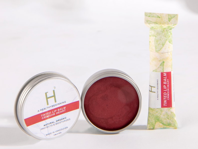 Tinted Lip Balm Best Seller Natural Beauty Products Eco-Friendly Packaging Care Package image 3