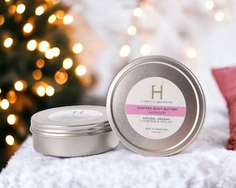 Luxurious Whipped Body Butter - Natural Organic Skincare - Mother's Day Gift - Gingerbread & Other Scents - Eco-Friendly - Care Package