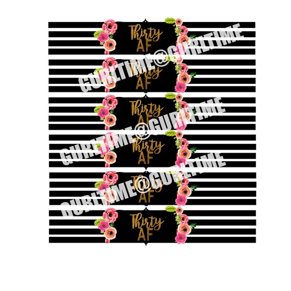 Inspirées De Kate Spade 30 étiquette De Bouteille Deau Af