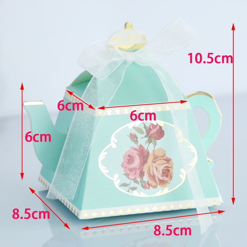 50pcs100pcs Teapot Box Candy Box Treat Boxes Birthday Etsy