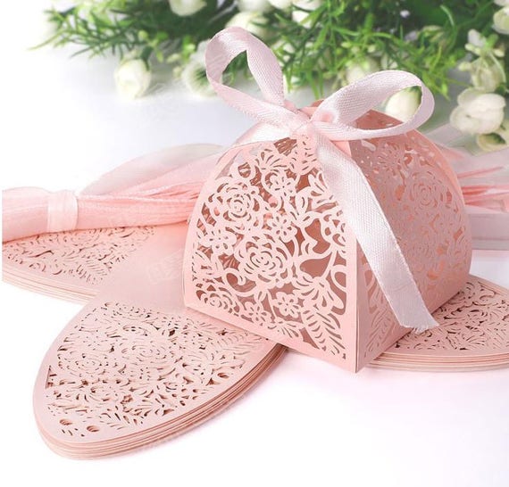 50pcs/lot Wedding Decoration Chocolate Box Candy Box 3D Hollow Etsy