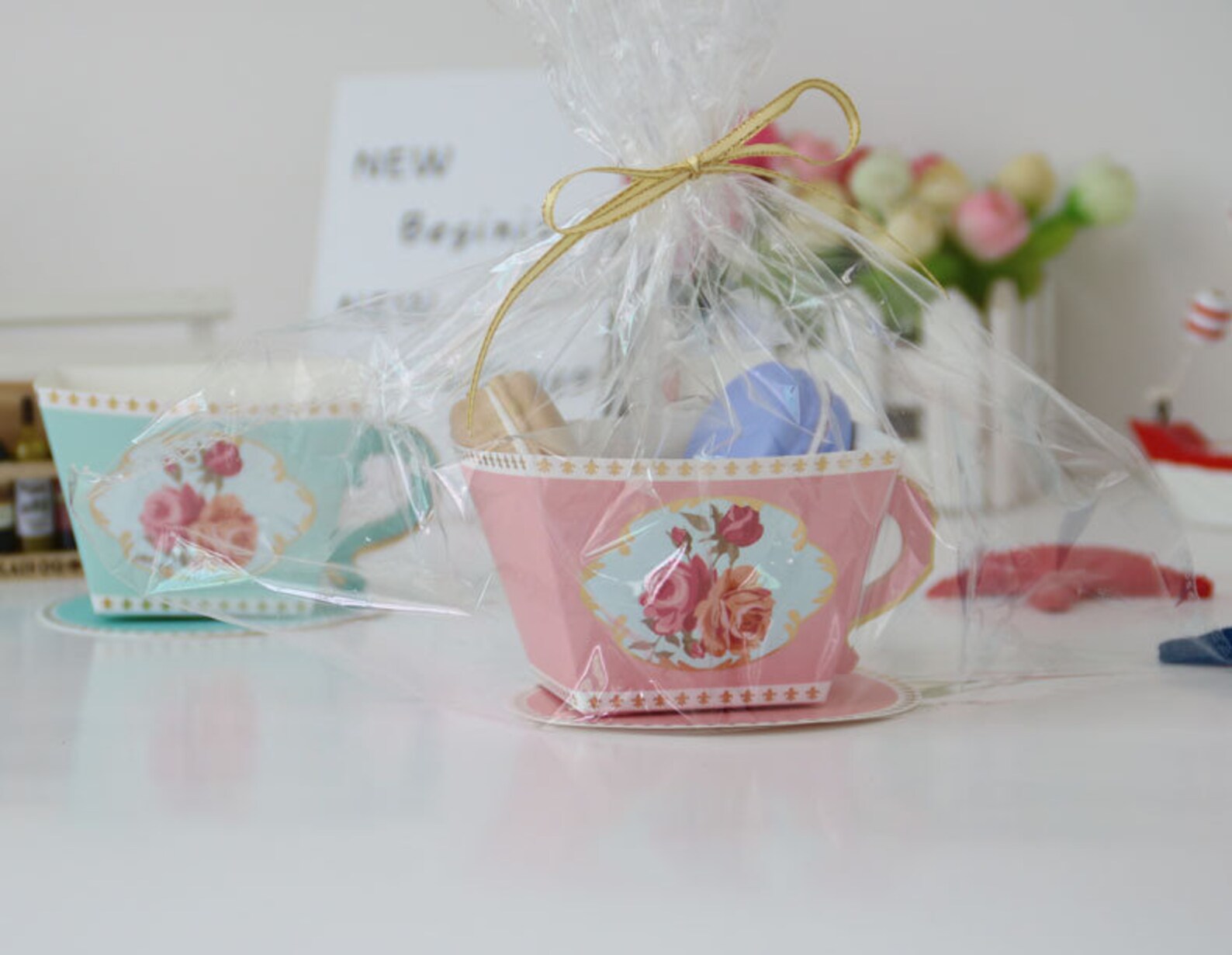50pcs100pcs Teacup Box Candy Box Royal Teacup Boxes Etsy