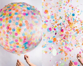 36 inch Latex /Confetti balloon /  Birthday Balloon Bouquet Kit Balloon Set Giant Birthday Bouquet Kit Balloon Set Baby ShowerBaby Shower