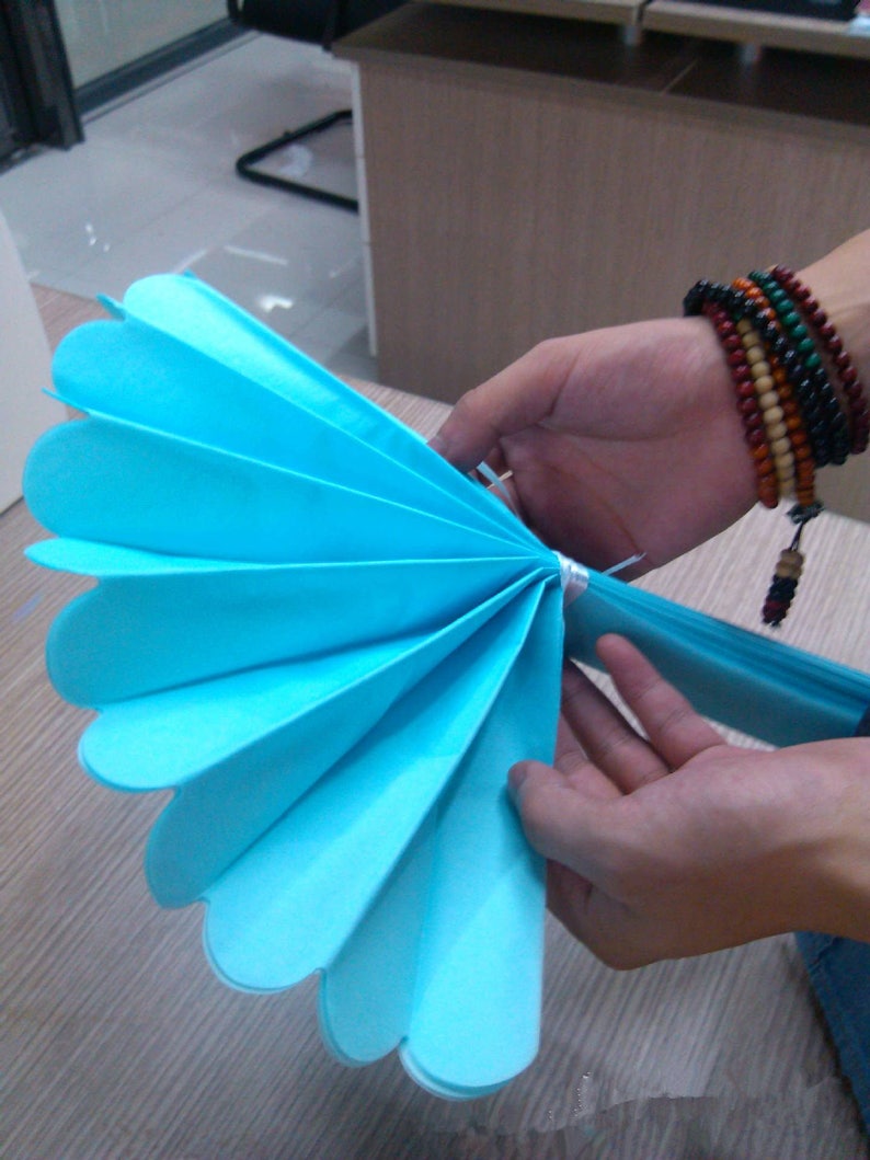 5pcs DIY Tissue Paper Flower Paper Flower Pom Poms Wedding Etsy