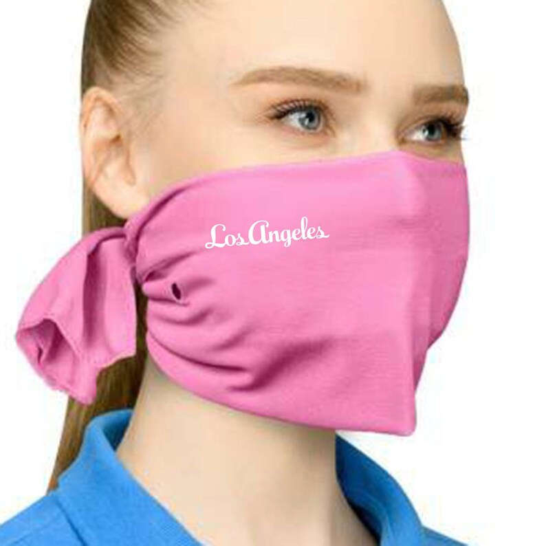 Cooling Towel Face Mask Custom Imprint Face Mask Washable Etsy