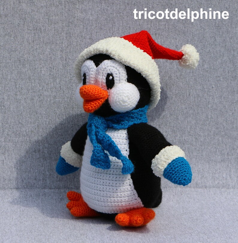 Modèle tuto crochet petit pingouin Noël hiver amigurumi Etsy