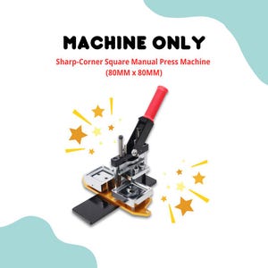 80x80MM Sharp-Corner Square Photo Magnet Machine Only - FREE SHIPPING