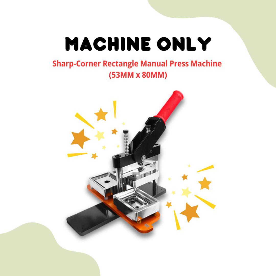 Sharp Front Retangle 53x80mm Sharp-corner Rectangle Photo Magnet Machine Only - FREE ...