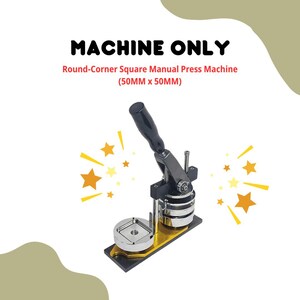 50x50MM Round-Corner Square Photo Magnet Machine - FREE SHIPPING