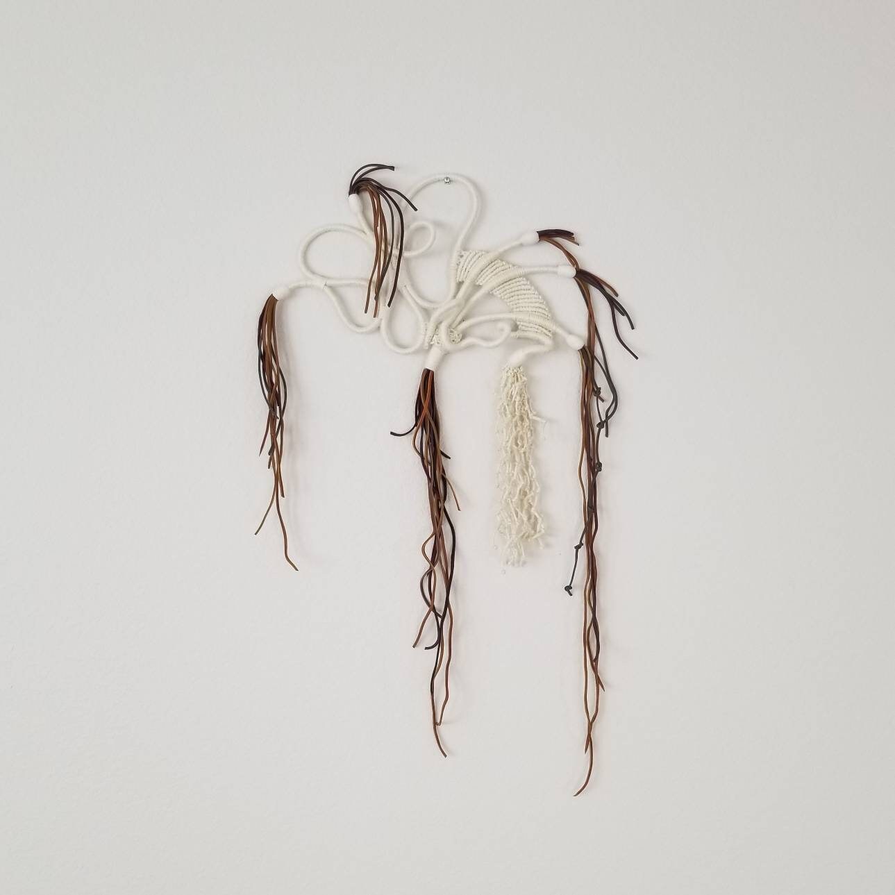 Wall hanging sunglasses holder wall sculpture macrame Etsy