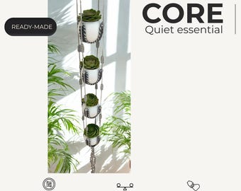 CORE Vertical Hanging Planter – Minimal Indoor Plant Hanger