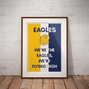 Eagles Team Song A3 Poster: Printable Wall Art (Digital Download)