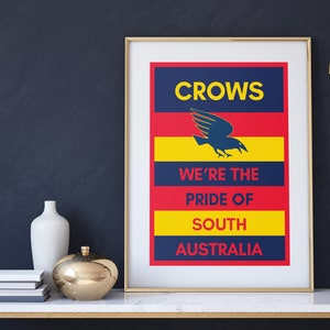 Crows Team Song A3 Poster: Modern Wall Art (Printable)