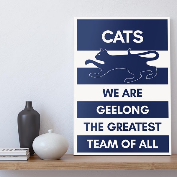 Cats Team Song A3 Printable Poster,  Wall Art, Printables Poster, Modern Art Decoration