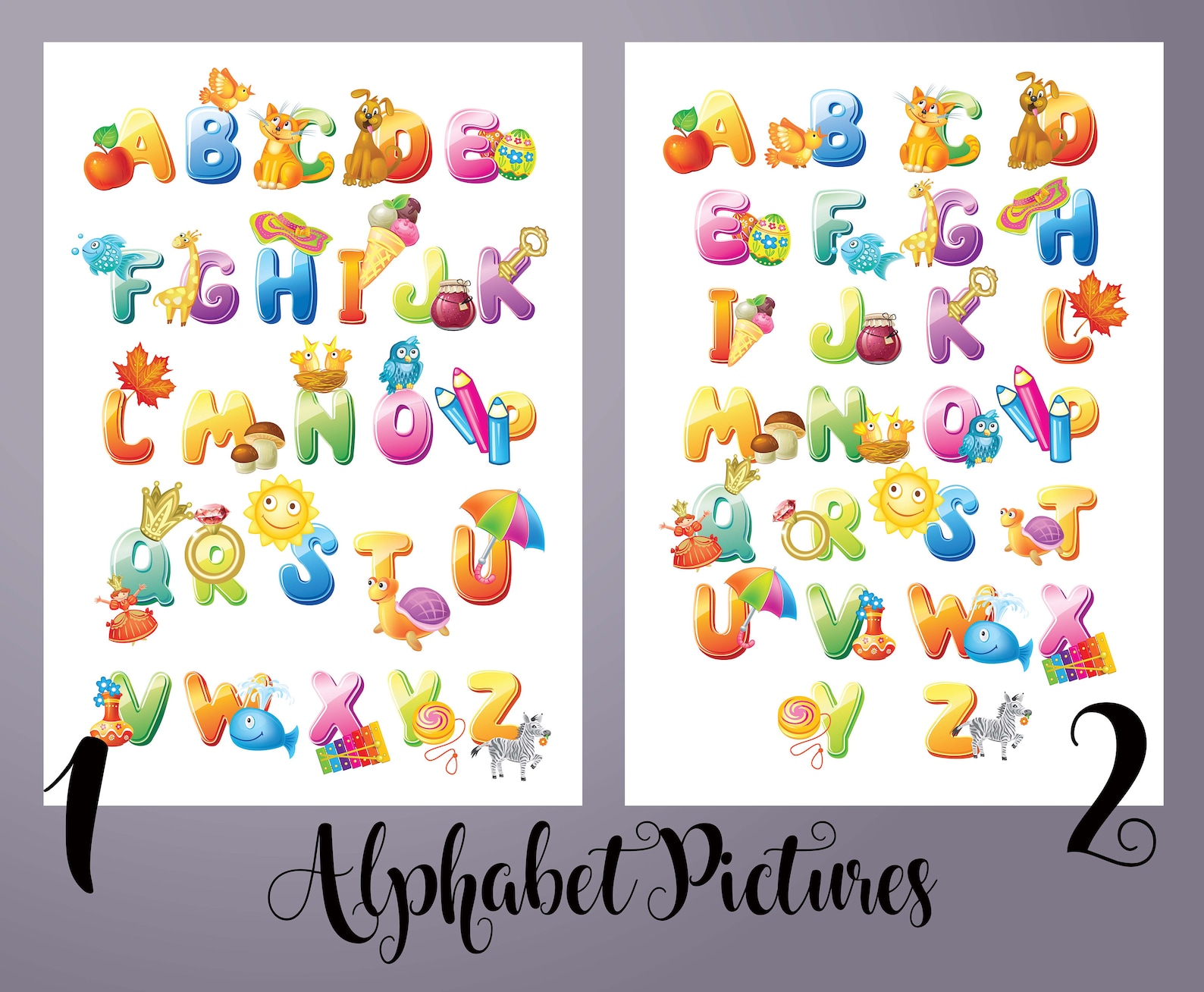 Printable Alphabet Posters For Kids