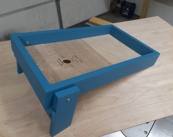 INCLINE! 15 Degree Hand Made Wood Frame for Cardboard Cat Scratcher - Large/15 degree