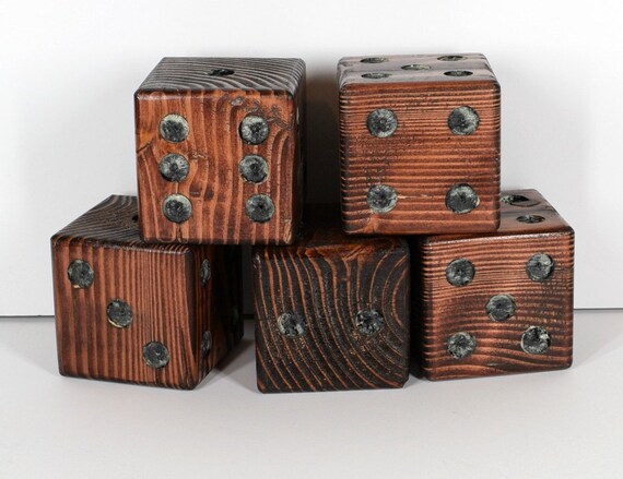3 1 2 Glow In The Dark Jumbo Outdoor Yard Dice Yardzee Etsy